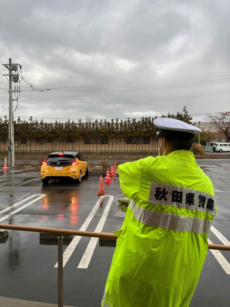 実技訓練指導風景