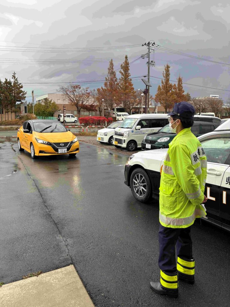 交通安全講習確認風景