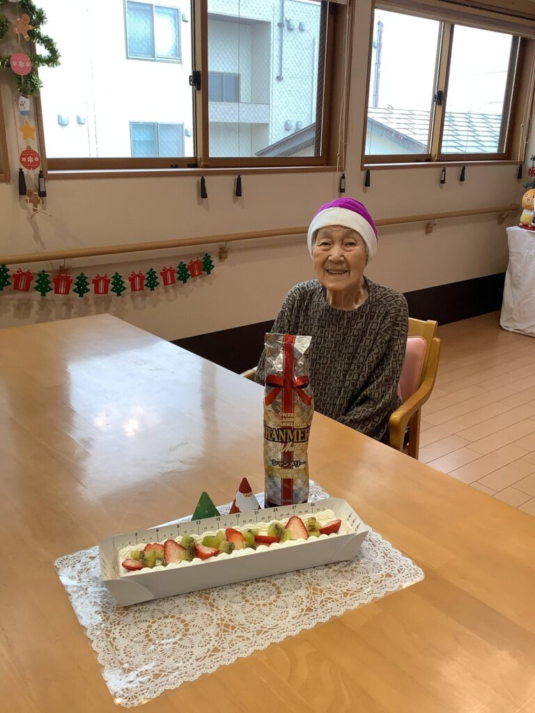 入居者様のクリスマス会の様子