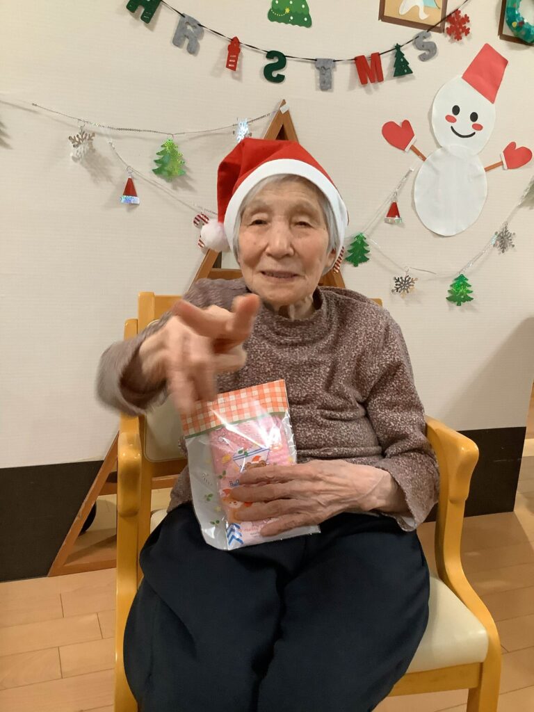 入居者様のクリスマス会の様子